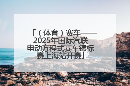 （体育）赛车——2025年国际汽联电动方程式赛车锦标赛上海站开赛