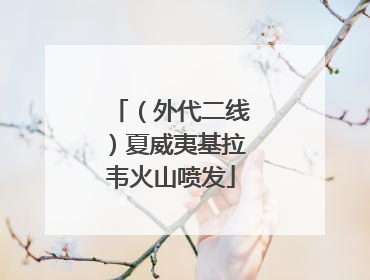 （外代二线）夏威夷基拉韦火山喷发