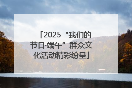 2025“我们的节日·端午”群众文化活动精彩纷呈