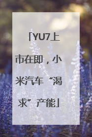 YU7上市在即，小米汽车“渴求”产能